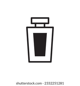 Perfume vector icon. Perfume scent flat sign design. Perfume essence symbol pictogram. UX UI icon