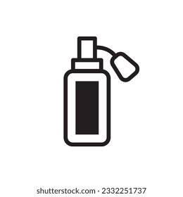 Perfume vector icon. Perfume scent flat sign design. Perfume essence symbol pictogram. UX UI icon