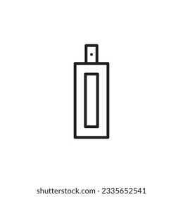 Perfume vector icon. Perfume scent flat sign design. Perfume essence symbol pictogram. UX UI icon