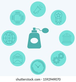 Perfume vector icon sign symbol