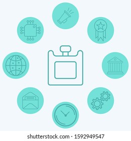 Perfume vector icon sign symbol