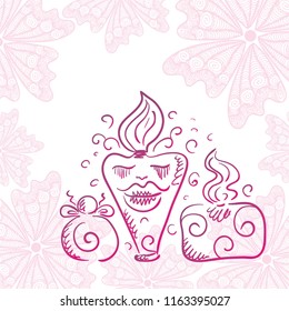 Perfume. Vector illustration