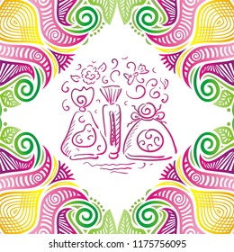 Perfume. Vector illustration
