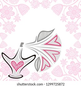 Perfume. Vector illustration