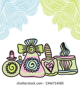 Perfume. Vector illustration