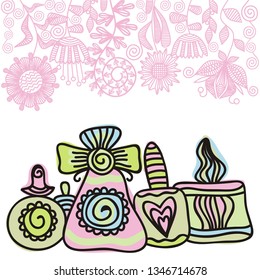 Perfume. Vector illustration