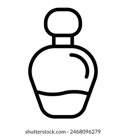 Perfume Vector Line Icon Design