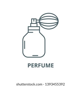 Perfume vector line icon, linear concept, outline sign, symbol
