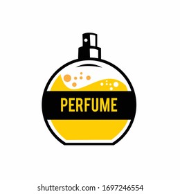perfume vector logo, bottle logo design