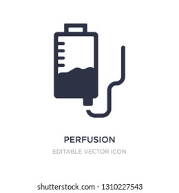 perfusion icon on white background. Simple element illustration from Medical concept. perfusion icon symbol design.
