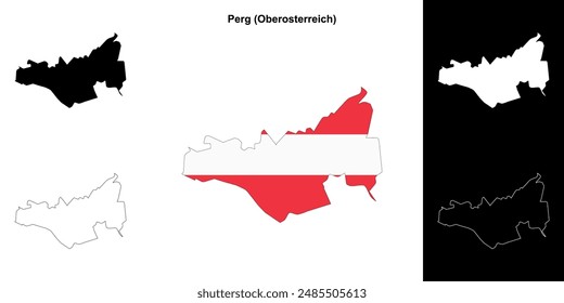 Perg blank outline map set