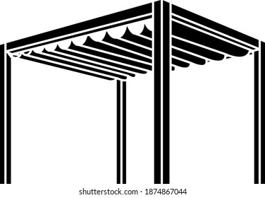 Pergola Icon , Vector Illustration