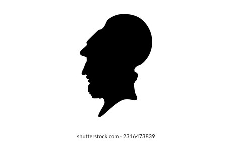 Pericles silhouette, high quality vector