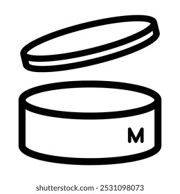 Period after opening symbols icon vector on white background