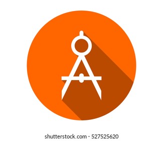 period dividers equipment tool icon image vector logo