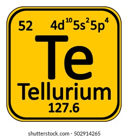 Periodic table element barium icon on white background. Vector illustration.