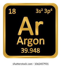 Periodic table element boron icon on white background. Vector illustration.