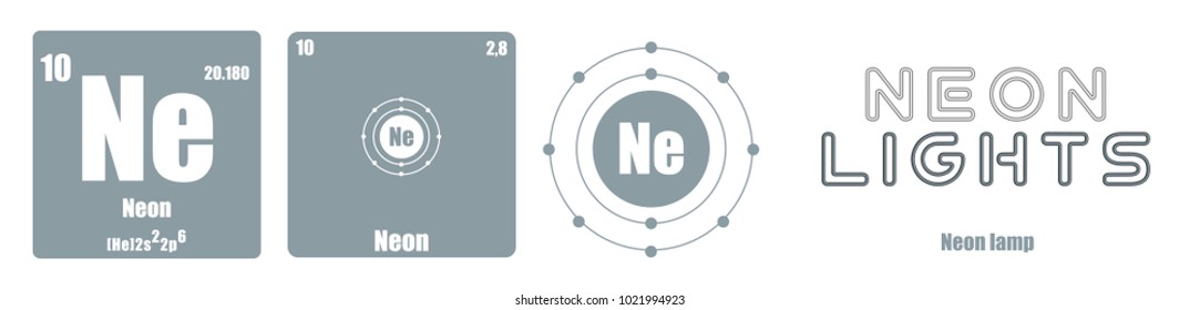 Periodic Table of element group VIII The noble gases