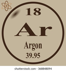 Periodic Table of Elements - Argon