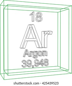 Periodic Table of Elements - Argon