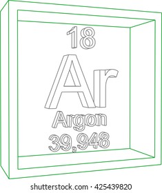 Periodic Table of Elements - Argon