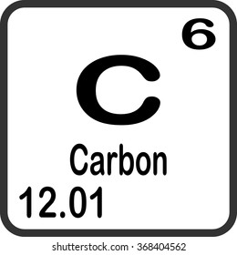 Periodic Table Elements Carbon Stock Vector (royalty Free) 368447690 