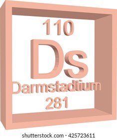 Periodic Table of Elements - Darmstadtium
