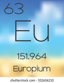 The Periodic Table of the Elements Europium