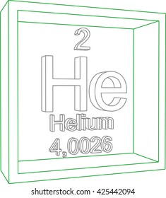 Periodic Table of Elements - Helium