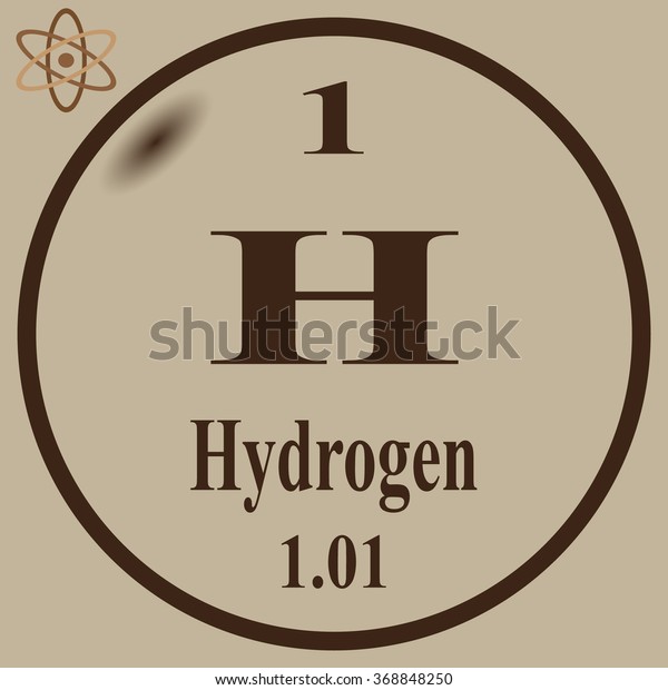 Periodic Table Elements Hydrogen Stock Vector Royalty Free 368848250 Shutterstock 4039