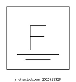 periodic table of elements icon illustration design