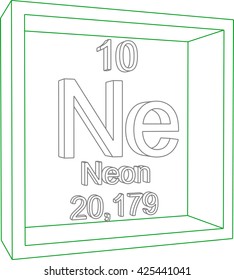 Periodic Table of Elements - Neon