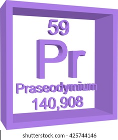 Periodic Table of Elements - Praseodymium