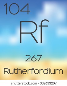 The Periodic Table of the Elements Rutherfordium