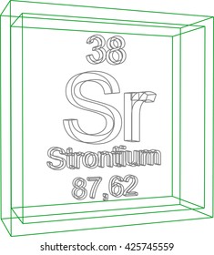 Periodic Table of Elements - Strontium