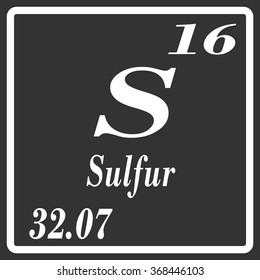 Periodic Table of Elements - Sulfur