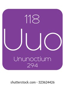 The Periodic Table of the Elements Ununoctium