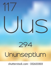 The Periodic Table of the Elements Ununseptium