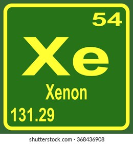 Periodic Table of Elements - Xenon