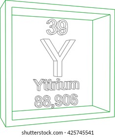 Periodic Table of Elements - Yttrium