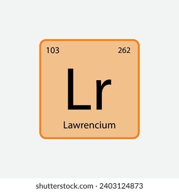 periodic table icon flat style illustration