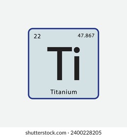 periodic table icon vector logo template