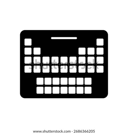 Periodic table icons for introduction to atomic science