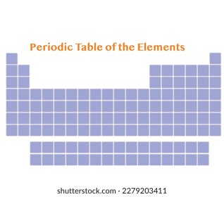 periodic table vector illustration design
