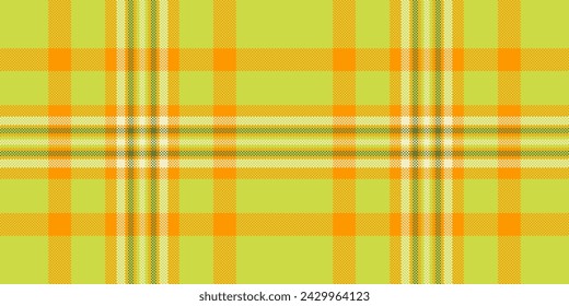 Periodische Textur Hintergrund Muster, Folklore Vektor nahtlos plaid. Wählen Sie Tartan Textilgewebe Check in Limette und helle Farbe.