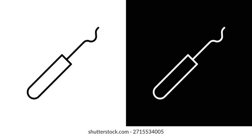 Iconos de escalador periodontal para Elementos de interfaz de usuario. Ilustración vectorial de alta calidad.