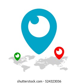 Periscope Icon. Vector Illustration