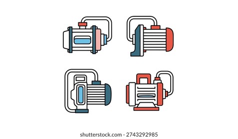Peristaltic Pump abstract dynamic color vector