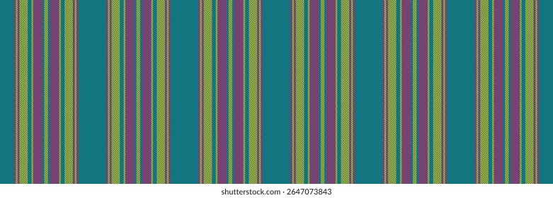 Franja textil de Vector Peritage, textura de líneas simples sin costuras. Patrón de tela de Vertical de fondo de año nuevo chino en la paleta de colores cian y brillantes.