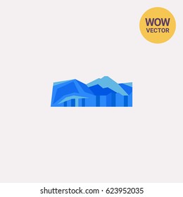 Perito Moreno vector icon